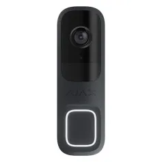 Sonnette vidéo sans fil 4MP avec détection par intelligence artificielle Ajax DoorBell (Graphite) Jeweller