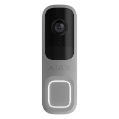 Sonnette vidéo sans fil 4MP gris avec détection par intelligence artificielle Ajax DoorBell (Grey) Jeweller