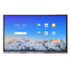 Écran interactif & tactile 4K 65 pouces 50 points sous Android 13 avec caméra 48 MP et 8 microphones Hikvision DS-D5C65RB/B