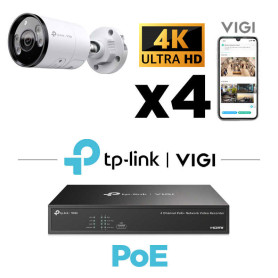 Kit vidéosurveillance 4K 4 caméras InSight S385