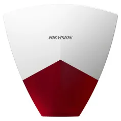 Sirène filaire rouge extérieure / intérieure (12V) Hikvision DS-PS102X/RED pour alarme AX Hybrid Pro V2