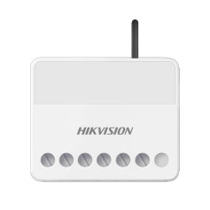 Interrupteur mural sans fil Hikvision DS-PM1-O1H-WE 868MHz AES-128 bidirectionnel pour alarme AXPRO