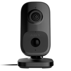 Caméra de surveillance Wi-Fi 4 MP Ajax IndoorCam Black avec IA audio bidirectionnel et vision de nuit 8 mètres