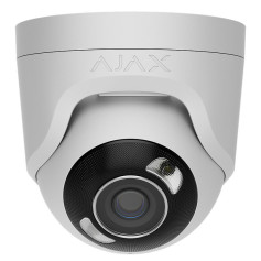 Caméra de surveillance 5MP Ajax TurretCam HL (5 Mp/2.8 mm) avec IA micro intégré et vision de nuit couleur 50 mètres