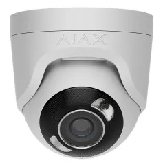 Caméra de surveillance 5MP Ajax TurretCam HL (5 Mp/2.8 mm) avec IA micro intégré et vision de nuit couleur 50 mètres