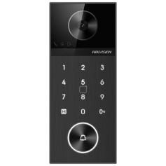 Interphone vidéo IP 4MP Hikvision DS-KV6124-WBE1 contrôle d’accès IP65 WiFi Bluetooth carte PIN