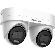Caméra double objectif varifocal 4MP Hikvision DS-2CD2346G3D-IZ2UY/SL AcuSense 3.0 audio + défense active vision de nuit 30 m