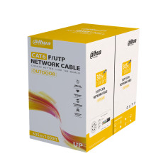 Câble réseau extérieur F/UTP CAT6 noir 305m Dahua PFM920-6F haute performance PoE et gaine MDPE RoHS