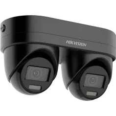 Caméra double objectif varifocal 4MP Hikvision DS-2CD2346G3D-IZ2UY/SL(Black) AcuSense audio défense active vision de nuit 30 m