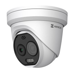 Caméra thermique 5MP double objectif Hikvision HM-TD1218-2/G0/T1A IA détection fumée et incendie vision de nuit 30 mètres