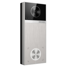 Interphone vidéo IP 4MP Hikvision DS-KV6114-MWBE1 contrôle d’accès WiFi 6 Bluetooth lecteur carte IP65 PoE