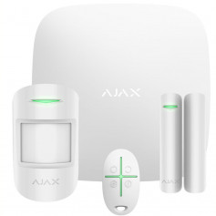 Kit alarme maison sans fil Ajax StarterKit Jeweller blanc jusqu'à 100 dispositifs en déstockage