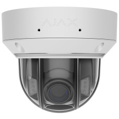 Caméra varifocale antivandale 5MP Ajax DomeCam HLVF (5 Mp) avec IA et vision de nuit couleur ou noir et blanc jusqu'à 40 mètres
