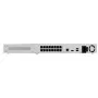 Vue arrière de profil Ajax NVR H2D16PAC (16-ch) White