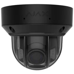 Caméra varifocale antivandale 4K Ajax DomeCam HLVF (8 Mp) Black avec IA et micro vision de nuit couleur jusqu'à 25 m et 40 en IR