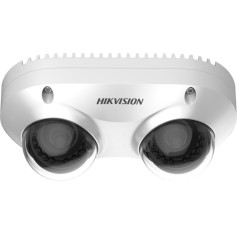 Caméra 4K PanoVu bidirectionnelle Hikvision DS-2CD6D82G2-IS double microphone + antivandale + vision de nuit 15 mètres
