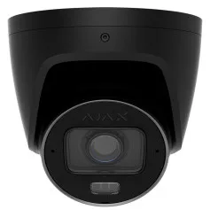 Caméra varifocale antivandale 4K Ajax TurretCam HLVF (8 Mp) Black avec IA micro vision de nuit couleur jusqu'à 40 m et 60 en IR