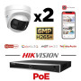 Kit vidéosurveillance Hikvision 2 caméras panoramique