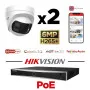 Kit vidéosurveillance Hikvision 2 caméras panoramique