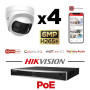 Kit vidéosurveillance Hikvision 4 caméras 180°