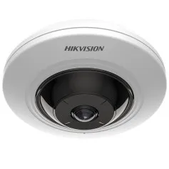Caméra fisheye intérieure panoramique 180° 5MP Hikvision DS-2CD2955G0-ISU micro intégré et vision de nuit 8 mètres