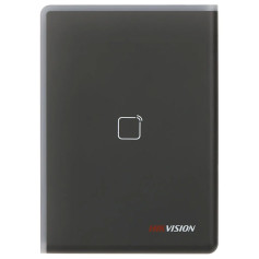 Lecteur de badges Mifare 13,56 MHz Hikvision DS-K1108AM IP65 pour contrôle d'accès RS-485 Wiegand et OSDP