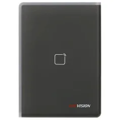 Lecteur de badges Mifare 13,56 MHz Hikvision DS-K1108AM IP65 pour contrôle d'accès RS-485 Wiegand et OSDP