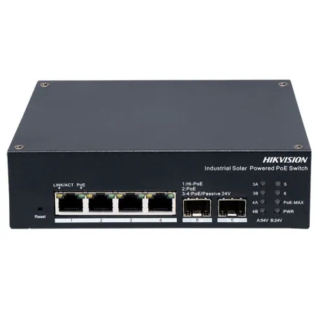 Hikvision DS-3T1506HP-EI-UPS switch pour panneau solaire