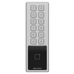 Clavier de commande extérieur antivandale filaire avec lecteur de badges Hikvision DS-PK502MDX pour alarme AX HYBRID PRO G2