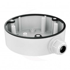 Hikvision DS-1280ZJ-PT6-Y boîte de jonction en aluminium anticorrosion blanche pour caméra tourelle DS-2CD23x6/7G2