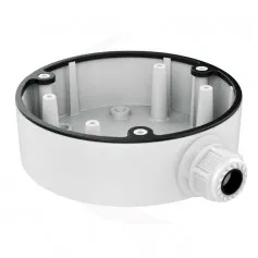 Hikvision DS-1280ZJ-PT6-Y boîte de jonction en aluminium anticorrosion blanche pour caméra tourelle DS-2CD23x6/7G2