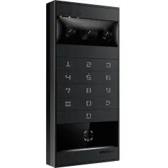 Interphone vidéo IP 4 MP avec 3 objectifs Wi-Fi 6 et PoE Hikvision DS-KV8114T-NWQE1 vue 180° reconnaissance faciale