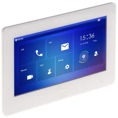 Écran de contrôle tactile blanc 7" PoE Dahua VTH5422HW pour interphone vidéo 2 fils et IP Dahua
