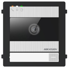 Module caméra portier vidéo IP 5 MP en acier inoxydable Hikvision DS-KD8005-IME1/S PoE étanche et antichoc avec vision de nuit