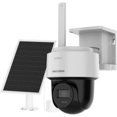 Caméra solaire 4G rotative sur batterie 4MP Hikvision DS-2CFSP4/4G Smart Tracking audio et vision de nuit couleur 30 mètres