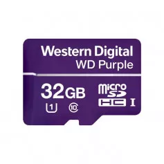 Carte MicroSD Western Digital Purple 32GB spéciale vidéosurveillance