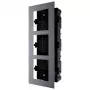 Boîtier de montage encastré 3 emplacements Hikvision DS-KD-ACF2 pour interphone vidéo