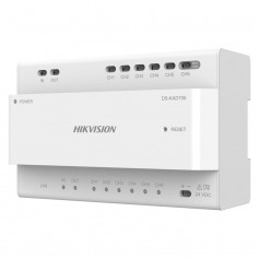Distributeur IP 2 fils Hikvision DS-KAD706 pour portier vidéo modulable 2 fils