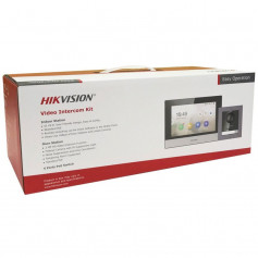 Kit interphone vidéo couleur connecté Hikvision DS-KIS602