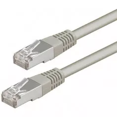 Câble RJ45 droit Cat.6 blindé F/UTP 50 mètres 100% cuivre