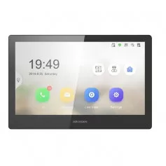 Écran de contrôle tactile 10" WI-FI Hikvision DS-KH8520-WTE1 pour interphone vidéo IP