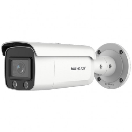 Caméra IP 4MP H265+ ColorVu et acuSense 2.0 Hikvision DS-2CD2T47G2-L vision couleur de nuit 60 mètres