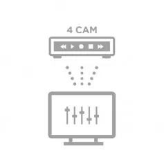 Configuration à distance NVR 4 caméras de surveillance VIGI / Dahua / Hikvision