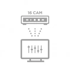 Configuration à distance NVR 16 caméras de surveillance VIGI / Dahua / Hikvision