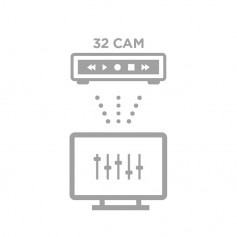 Configuration à distance NVR 32 caméras de surveillance Dahua / Hikvision