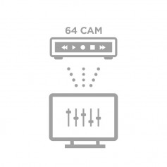 Configuration à distance NVR 64 caméras de surveillance Dahua / Hikvision