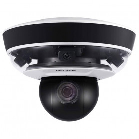 Caméra PanoVu 4 objectifs 2MP H265 dont 1 PTZ zoom x 10 Hikvision DS-2PT5326IZ-DE