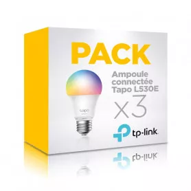 Pack de 3 ampoules connectées multicolores TP-Link Tapo L530E