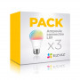 Pack 3 ampoules connectées multicolores EZVIZ LB1 Couleur