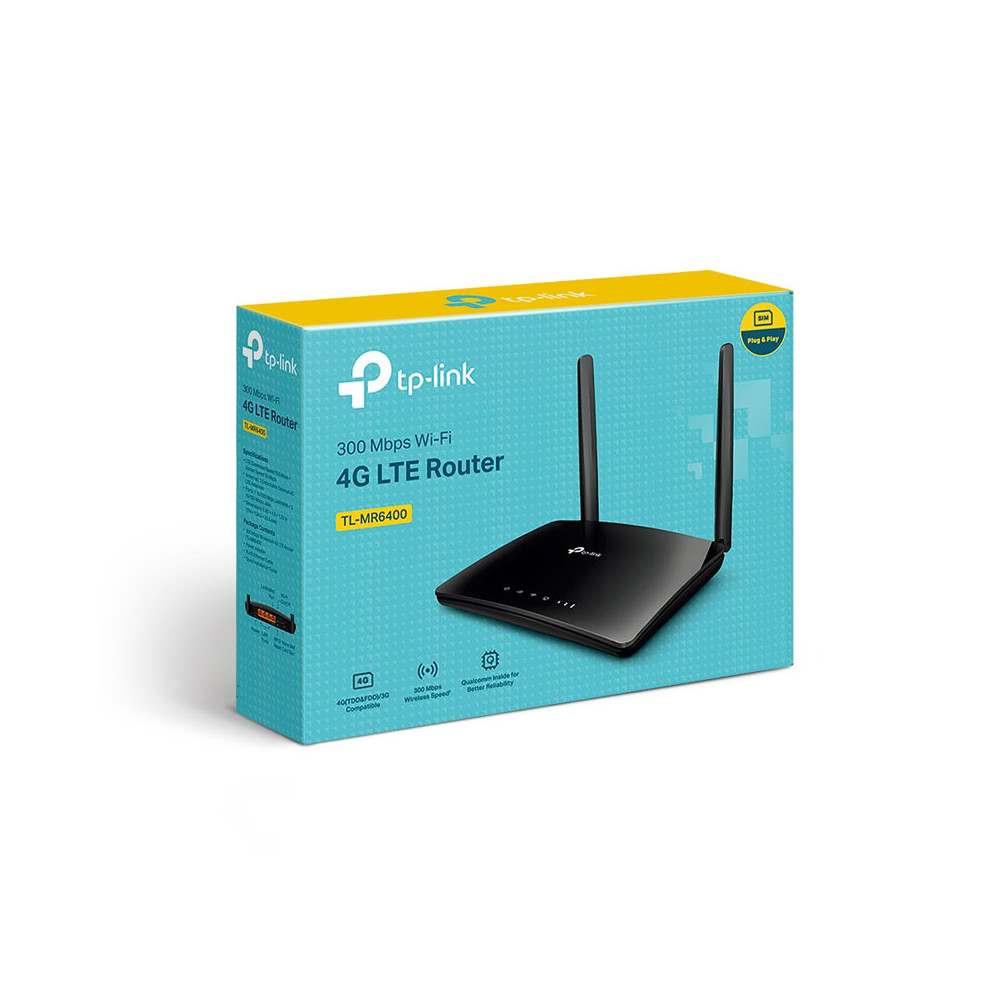 TP-LINK TL-MR6400 Modem/Routeur 4G LTE WiFi N 300 Mbps